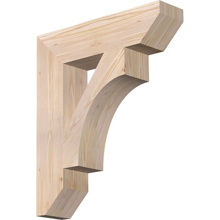 Ekena Millwork Westlake Slat Smooth Bracket, Douglas Fir, 5 1/2"W x 24"D x 28"H BKT06X24X28WTL06SDF